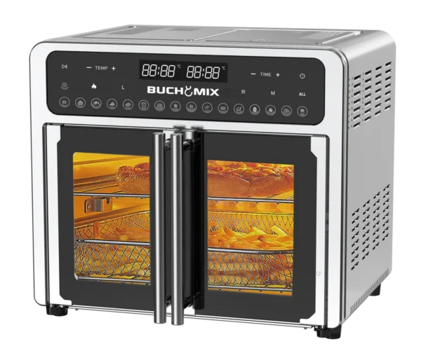 Buchymix Dual Compartment 24L French Door Air Fryer Oven