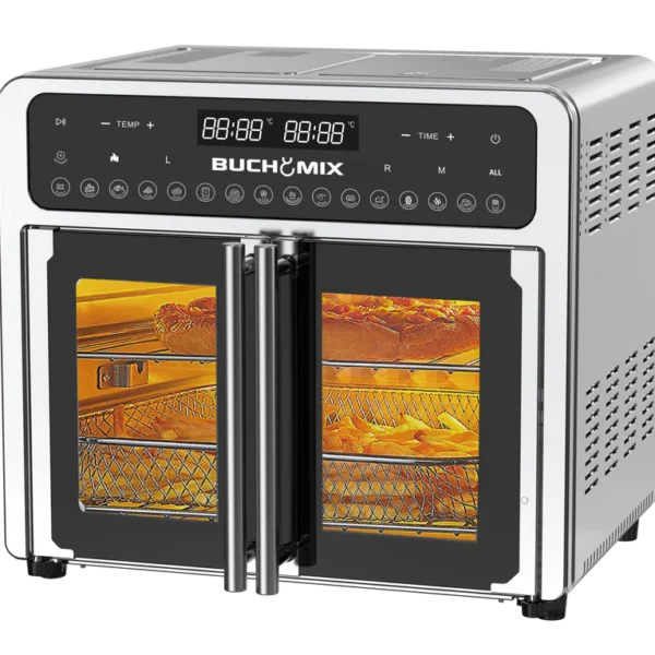 Buchymix Dual Compartment 24L French Door Air Fryer Oven