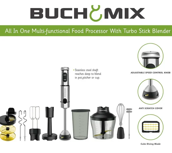 Buchymix All In 1 Food processor + Immersion Blende