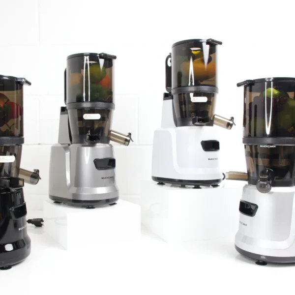 Buchymix Hands Free Cold Pressed Batch Juicer, Heavy Duty Motor with Citrus Juicer