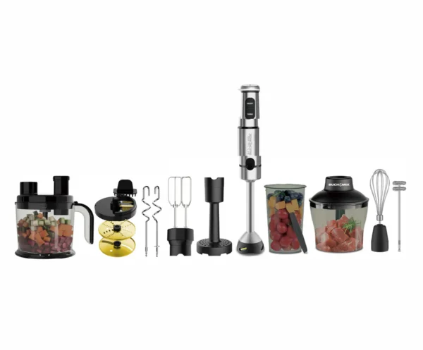 Buchymix 12 IN 1 Food processor with Turbo Stick Immersion Blender