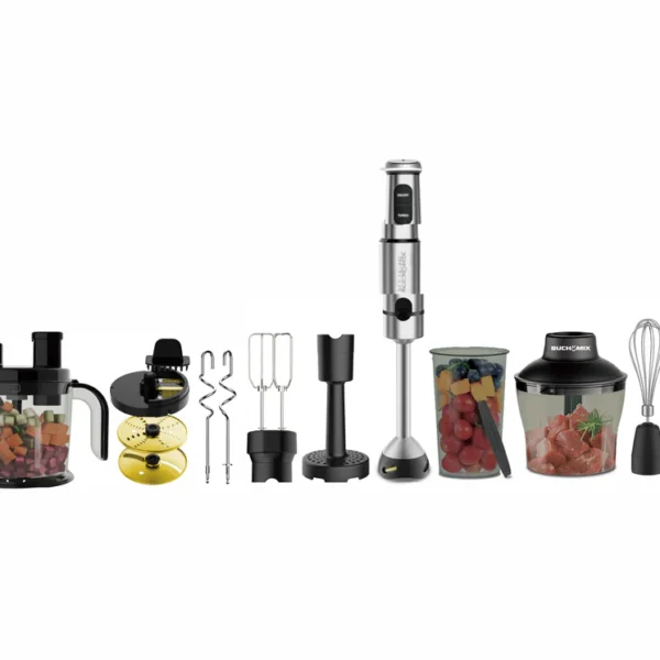 Buchymix 12 IN 1 Food processor with Turbo Stick Immersion Blender