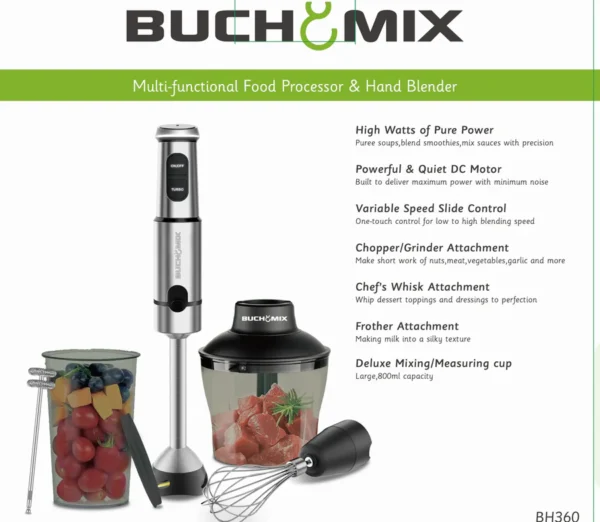 Buy Buchymix Multi function Food Chopper With Turbo Stick Immersion blender Online