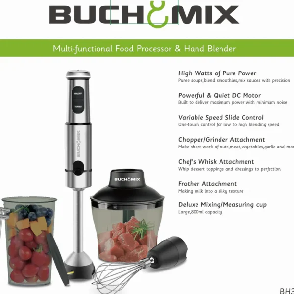 Buy Buchymix Multi function Food Chopper With Turbo Stick Immersion blender Online